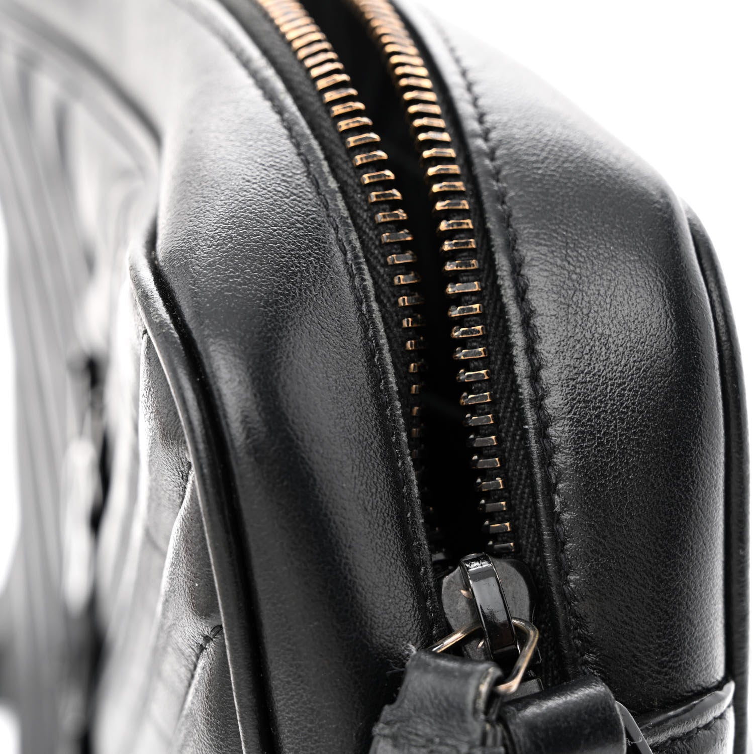 Saint Laurent Calfskin Matelasse Monogram Monochrome Lou Camera Bag Black 15 of 18