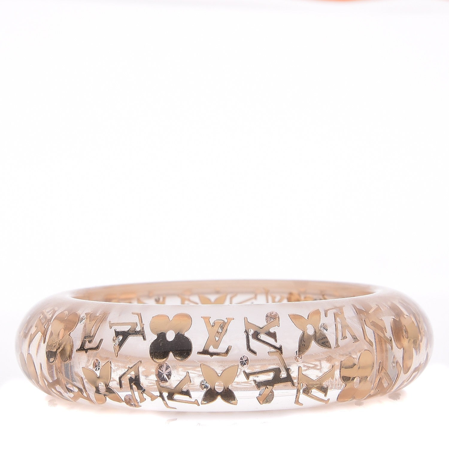 Louis Vuitton Resin Swarovski Medium Inclusion Bracelet GM Transparent 1 of 3