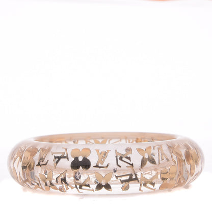 Louis Vuitton Resin Swarovski Medium Inclusion Bracelet GM Transparent 1 of 3
