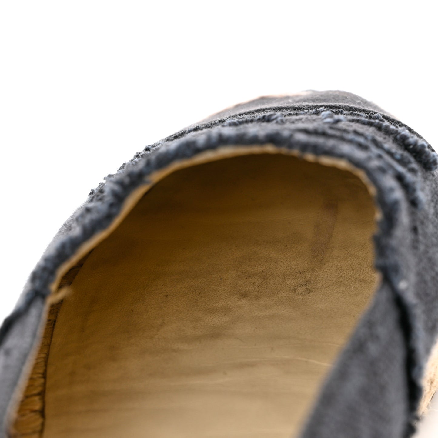 Linen CC Espadrilles 40 Black Blue
