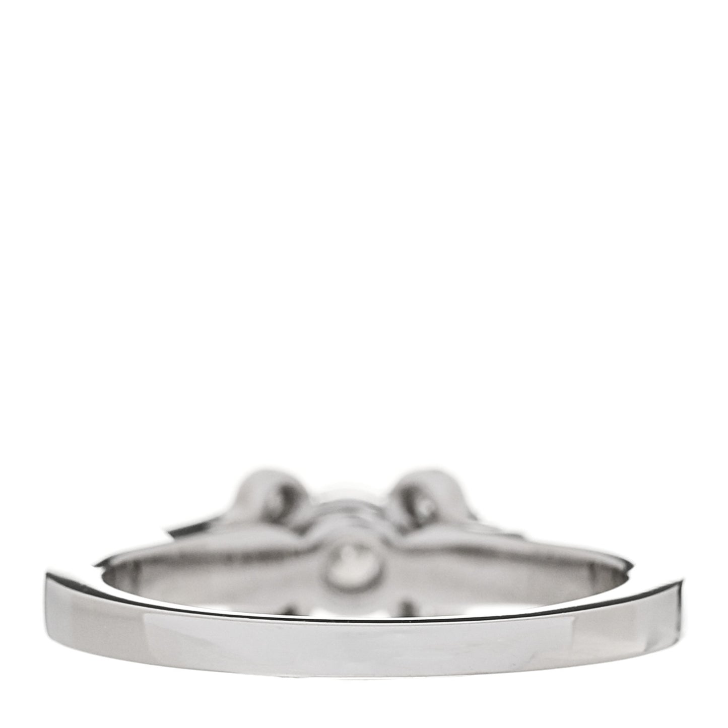 Platinum Diamond .24ct Ballerine Solitaire Engagement Ring 48 4.5