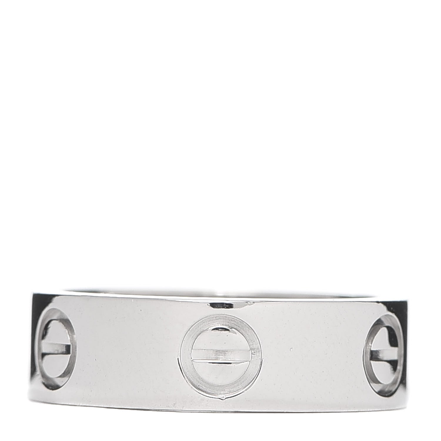Cartier Platinum 5.5mm LOVE Ring 50 5.25 1 of 5