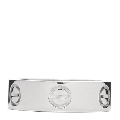 Cartier Platinum 5.5mm LOVE Ring 50 5.25 1 of 5