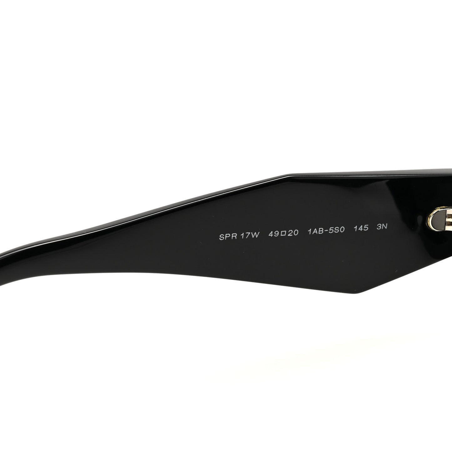Acetate Symbole Sunglasses SPR 17W Black
