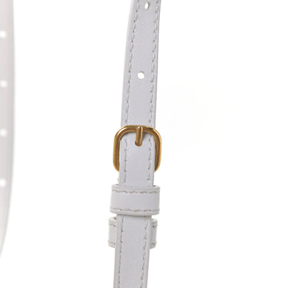 Balenciaga Nappa Calfskin Quilted Touch B Camera Shoulder Bag White 12 of 12