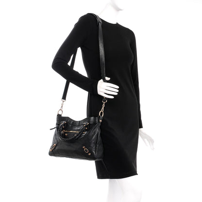 Balenciaga Agneau Giant 12 Rose Gold Hardware Town Black 2 of 7