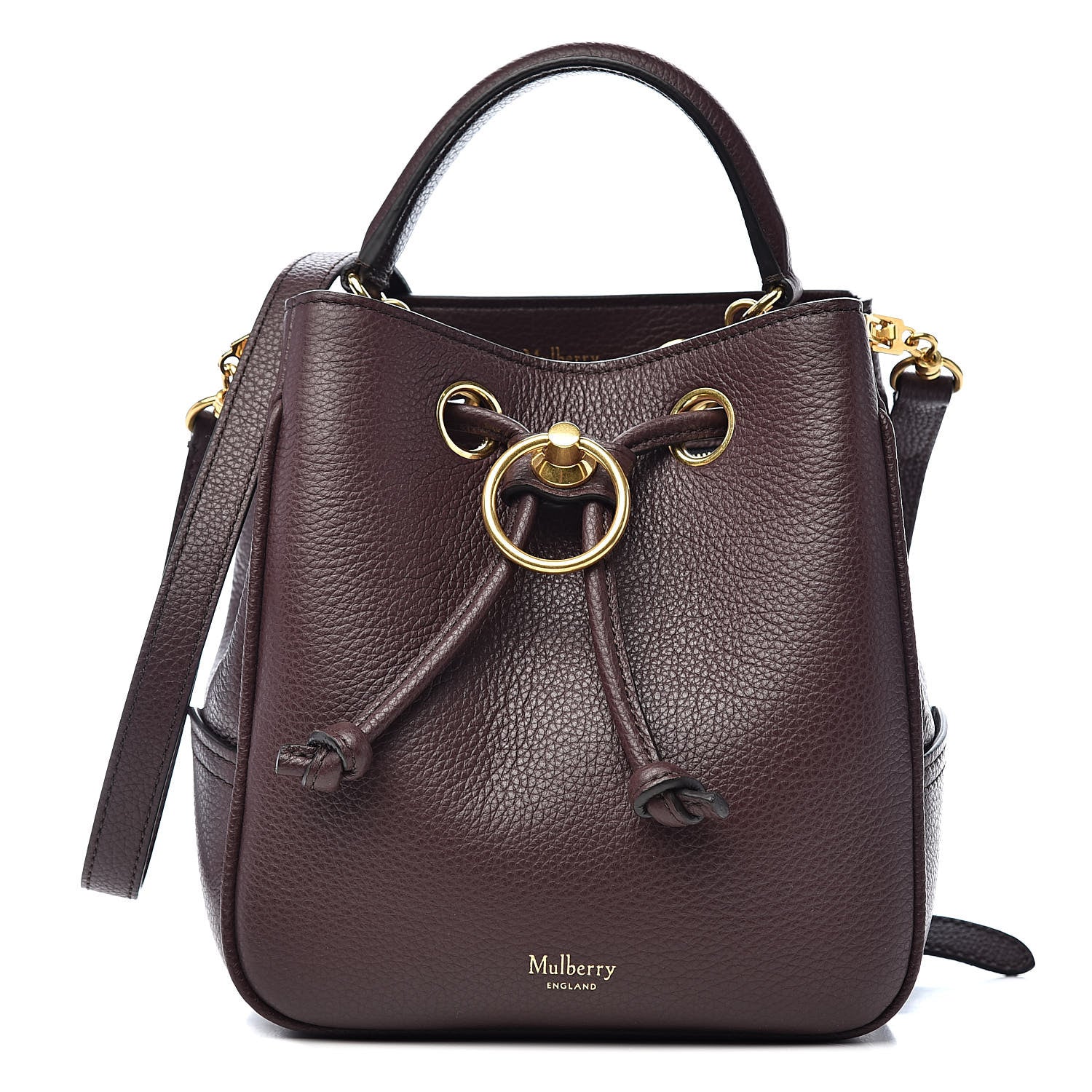 Mulberry Small Classic Grain Small Hampstead Oxblood 1 of 9