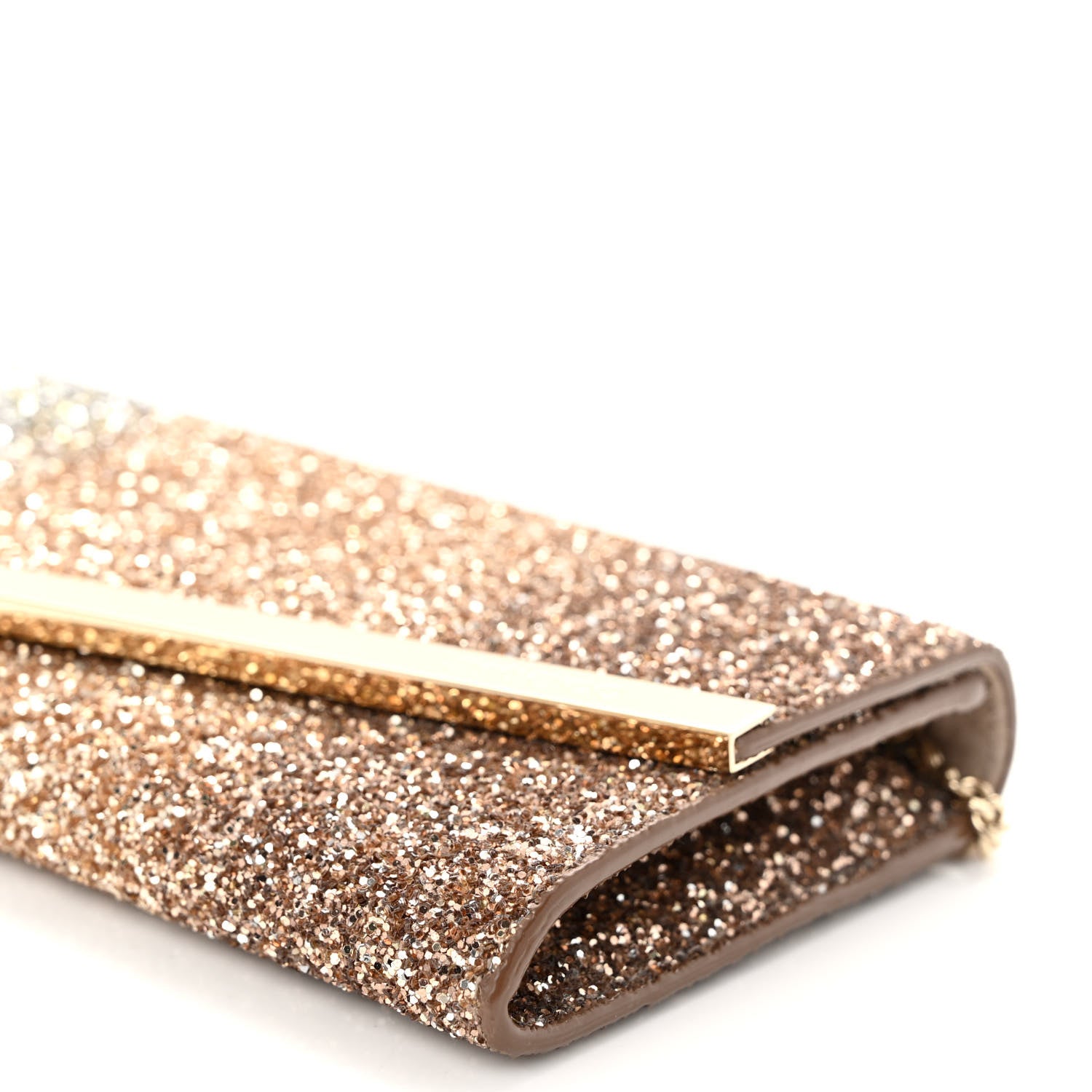 Jimmy Choo Glitter Degrade Emmie Clutch Silver Gold Rose Gold 9 of 9