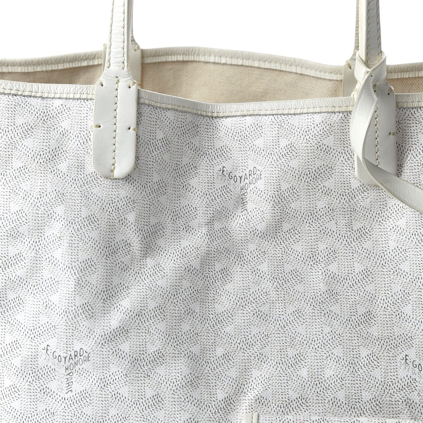 Goyardine Saint Louis PM White