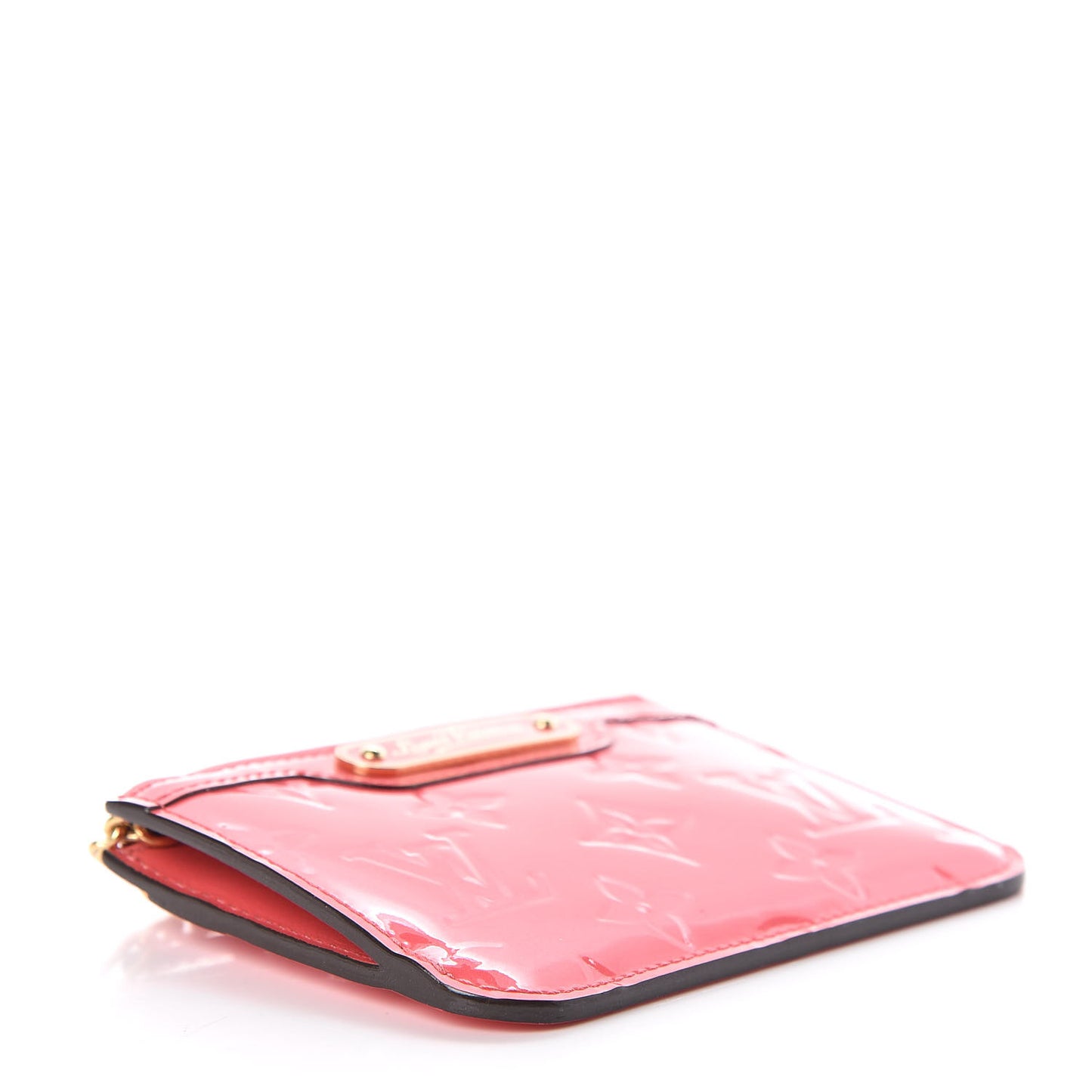 Vernis Key Pouch Rose Litchi