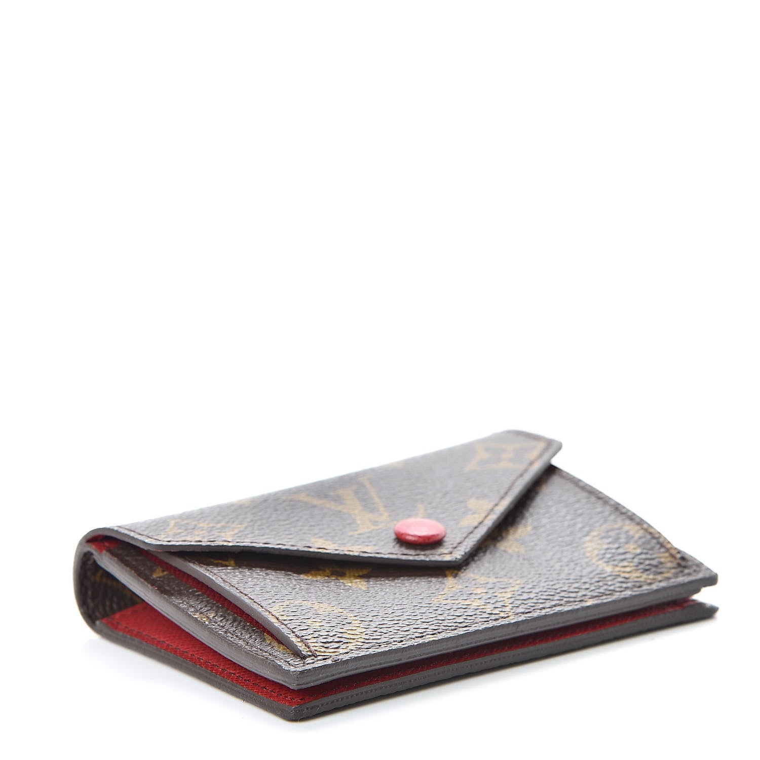 Louis Vuitton Monogram Compact Marie Wallet Rouge 4 of 8