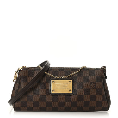 Louis Vuitton Damier Ebene Eva Clutch 1 of 9
