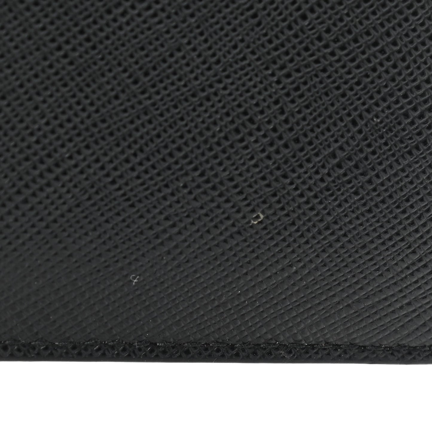 Saffiano Shine Bi-Fold Wallet Black