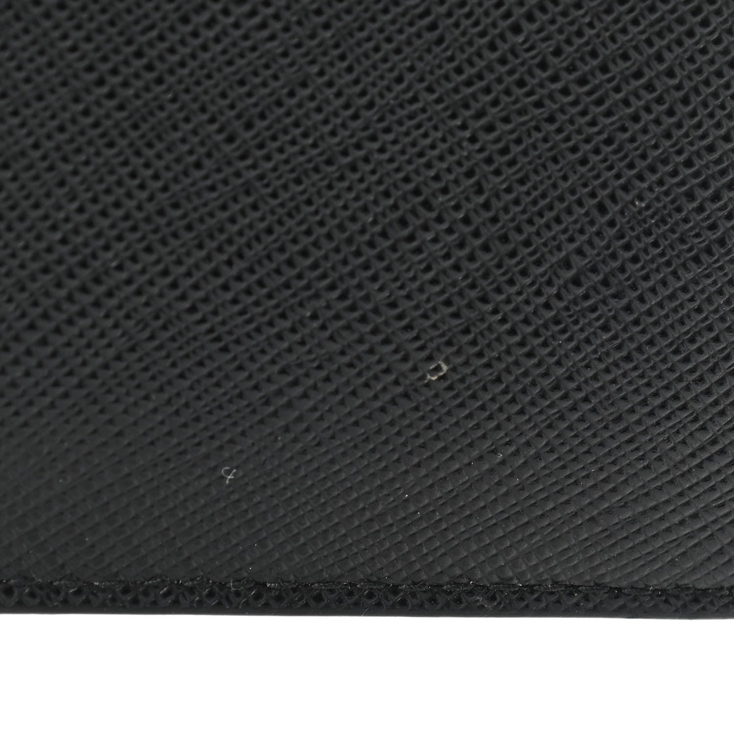 Prada Saffiano Shine Bi-Fold Wallet Black 9 of 9