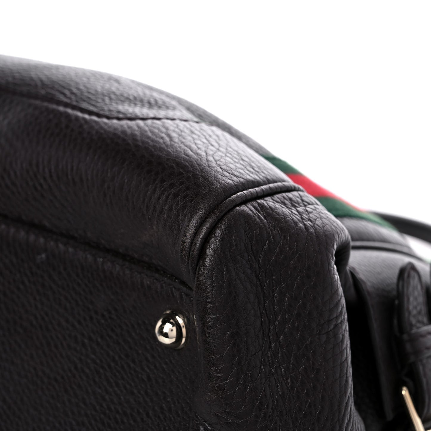 Calfskin Medium Web Heritage Shoulder Bag Brown