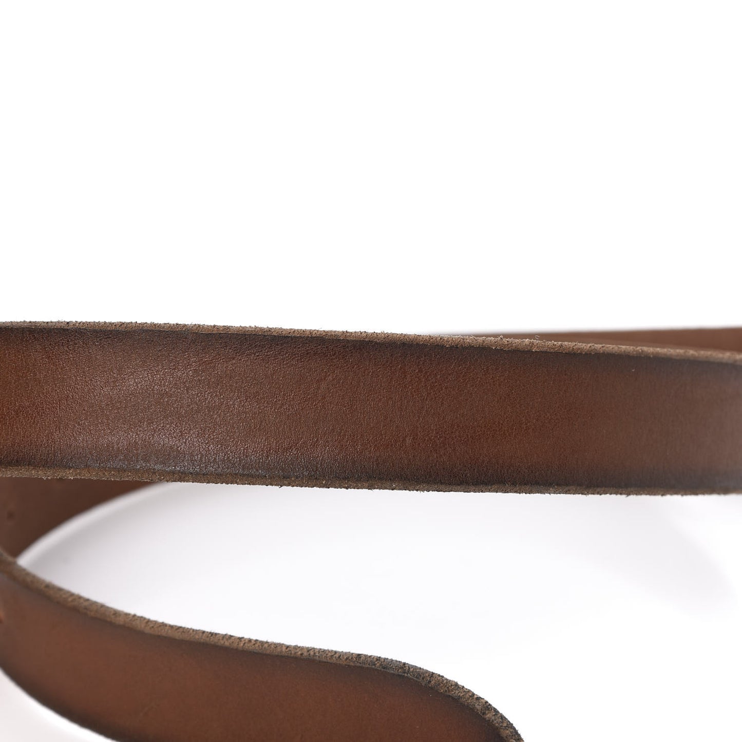 Calfskin Brass Feline Buckle Belt 90 36 Toscano