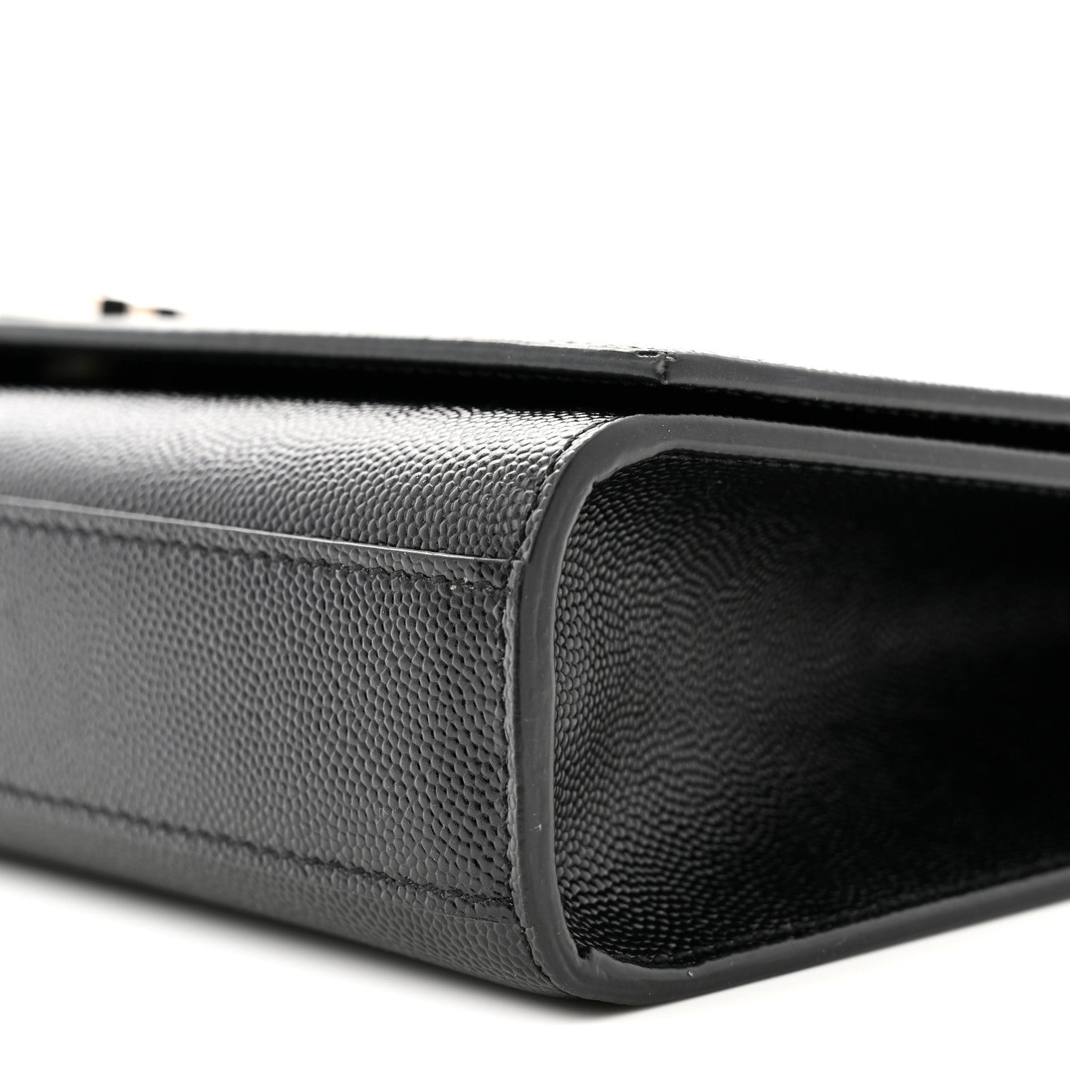 Saint Laurent Grain De Poudre Medium Classic Monogram Kate Satchel Black 10 of 11