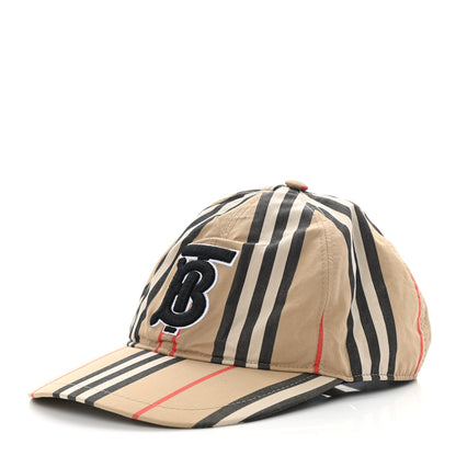 Burberry Cotton Vintage Check Monogram Baseball Hat M Archive Beige 1 of 11