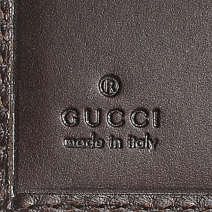 Gucci Mens Leather Web Bi-Fold Wallet Brown 5 of 7