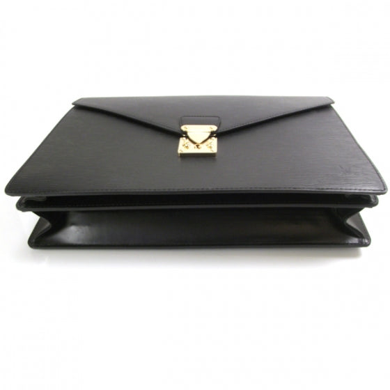 Louis Vuitton Epi Serviette Ambassadeur Briefcase Noir 4 of 10