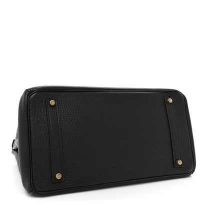 Hermes Taurillon Clemence BIRKIN 35 Black 4 of 17