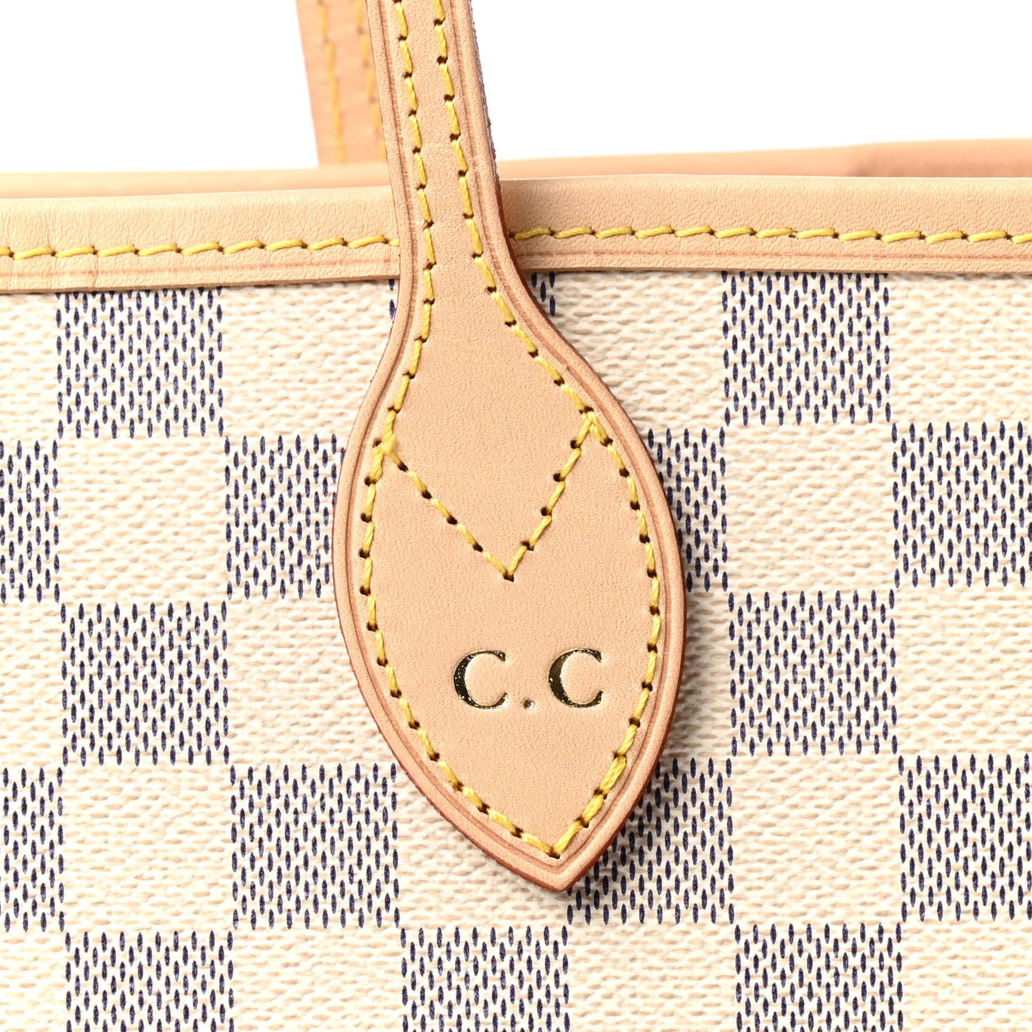 Damier Azur Neo Neverfull MM Rose Ballerine