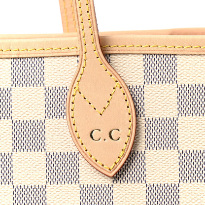 Louis Vuitton Damier Azur Neo Neverfull MM Rose Ballerine 9 of 9