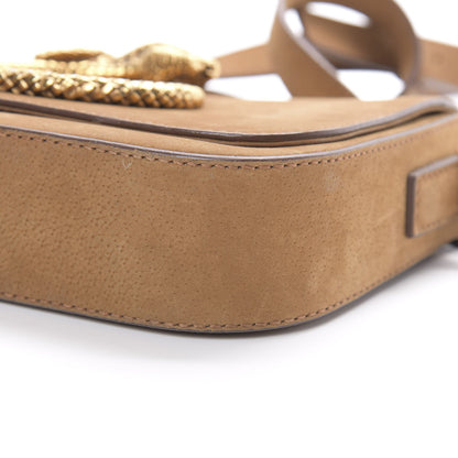 Saint Laurent Suede Eddie Serpent Shoulder Bag Brown 10 of 17