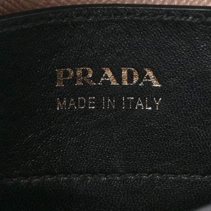 Prada Saffiano Cuir Medium Double Bag Cammeo Black 7 of 10