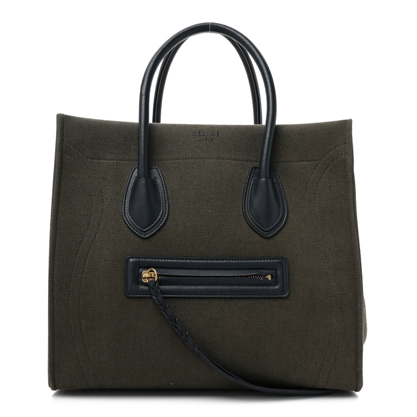 Cotton Canvas Medium Phantom Luggage Olive