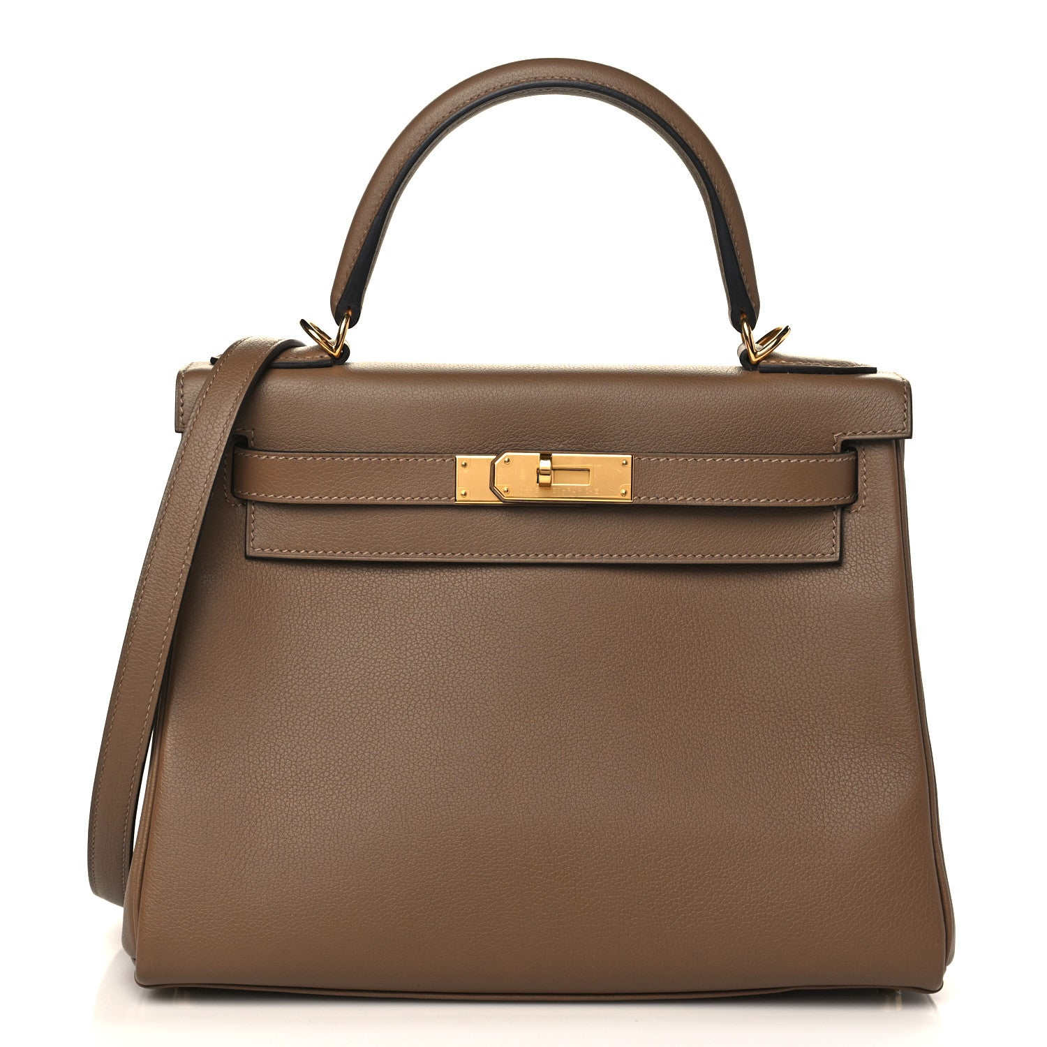 Hermes Evercolor Kelly Retourne 28 Beige De Weimar 1 of 9