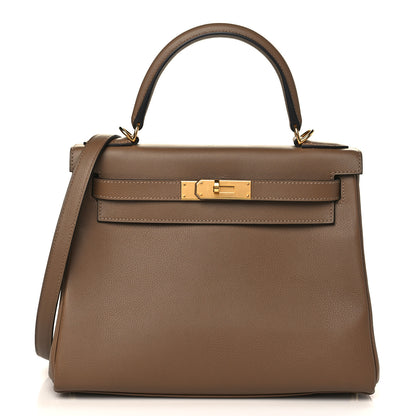 Hermes Evercolor Kelly Retourne 28 Beige De Weimar 1 of 9