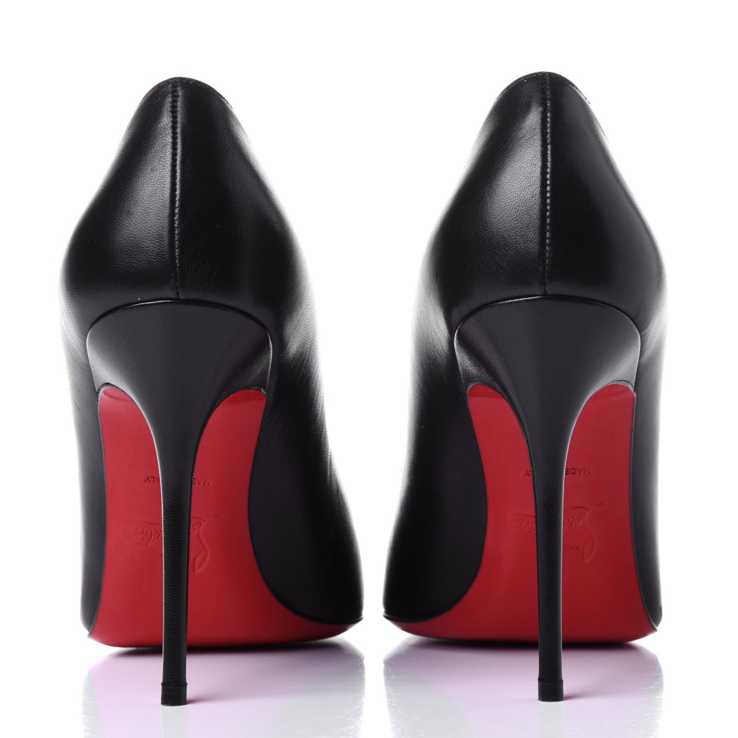 Christian Louboutin Kid Decollete 554 100 Pumps 38 Black 5 of 14