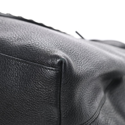 Gucci Pebbled Calfskin Studded Medium Soho Chain Shoulder Bag Black 10 of 14