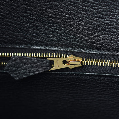 Hermes Togo Matte Alligator Birkin Touch 30 Black 17 of 37