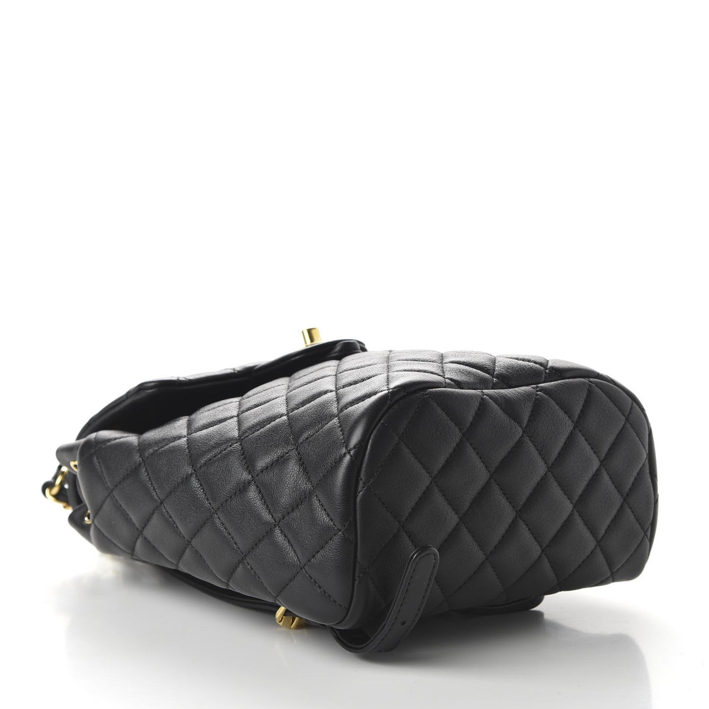 Calfskin Quilted Mini Urban Spirit Backpack Black