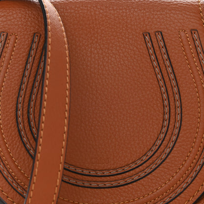 Chloe Calfskin Mini Marcie Round Crossbody Bag Tan 8 of 10