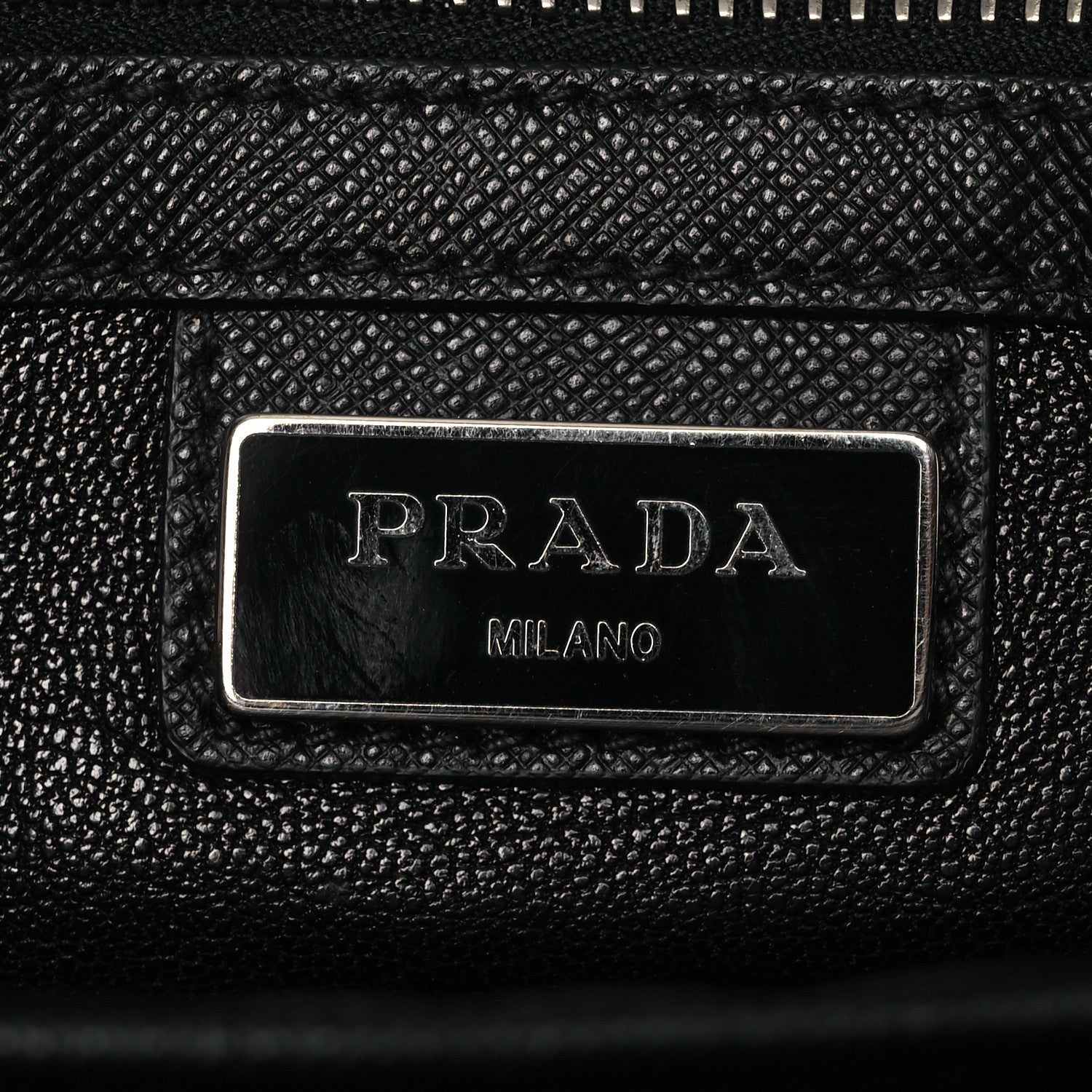 Prada Saffiano Travel Briefcase Talco 6 of 13
