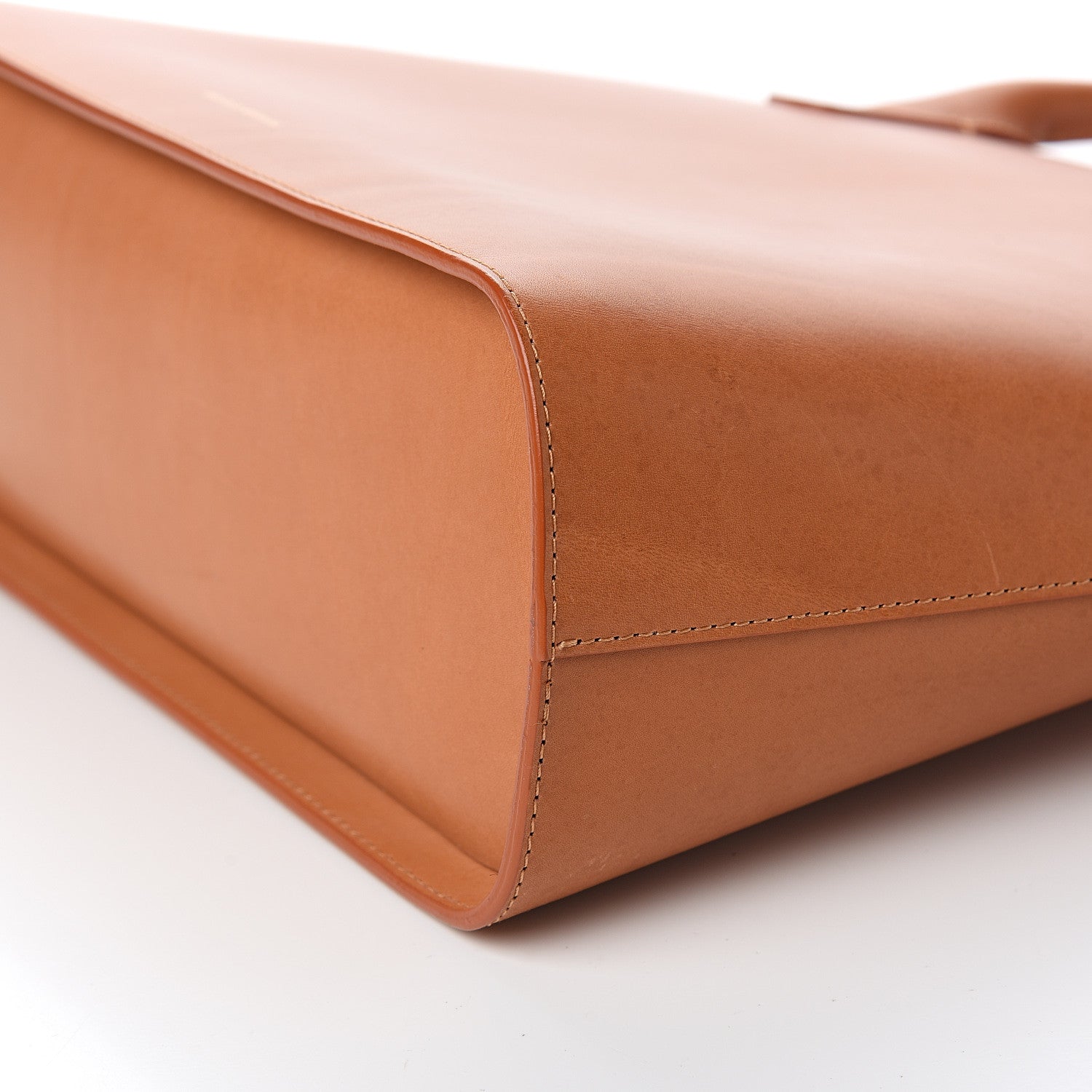 Mansur Gavriel Calfskin Top Handle Rounded Bag Camello Rosa 7 of 12