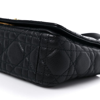 Christian Dior Calfskin Cannage Small Caro Bag Black 9 of 9