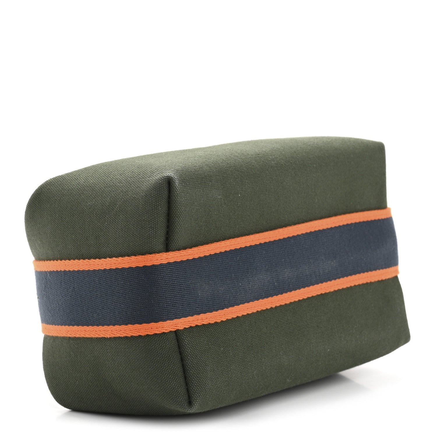 Hermes Canvas Small Bride-A-Brac Pouch Vert Foret 4 of 9