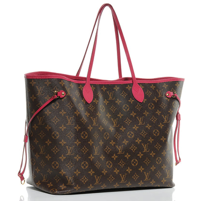 Louis Vuitton Monogram Articles de Voyage Ikat Neverfull GM Rose Indien 3 of 7