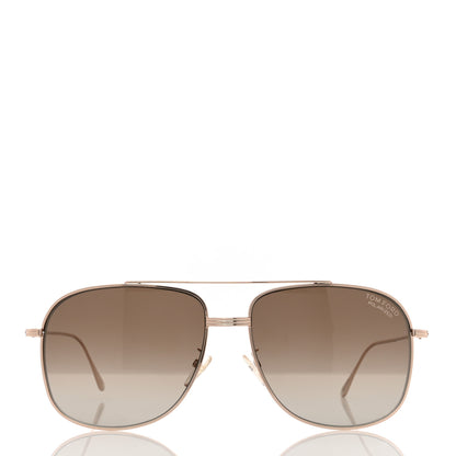 Tom Ford Metal Pilot Sunglasses FT0883 Gold 2 of 9