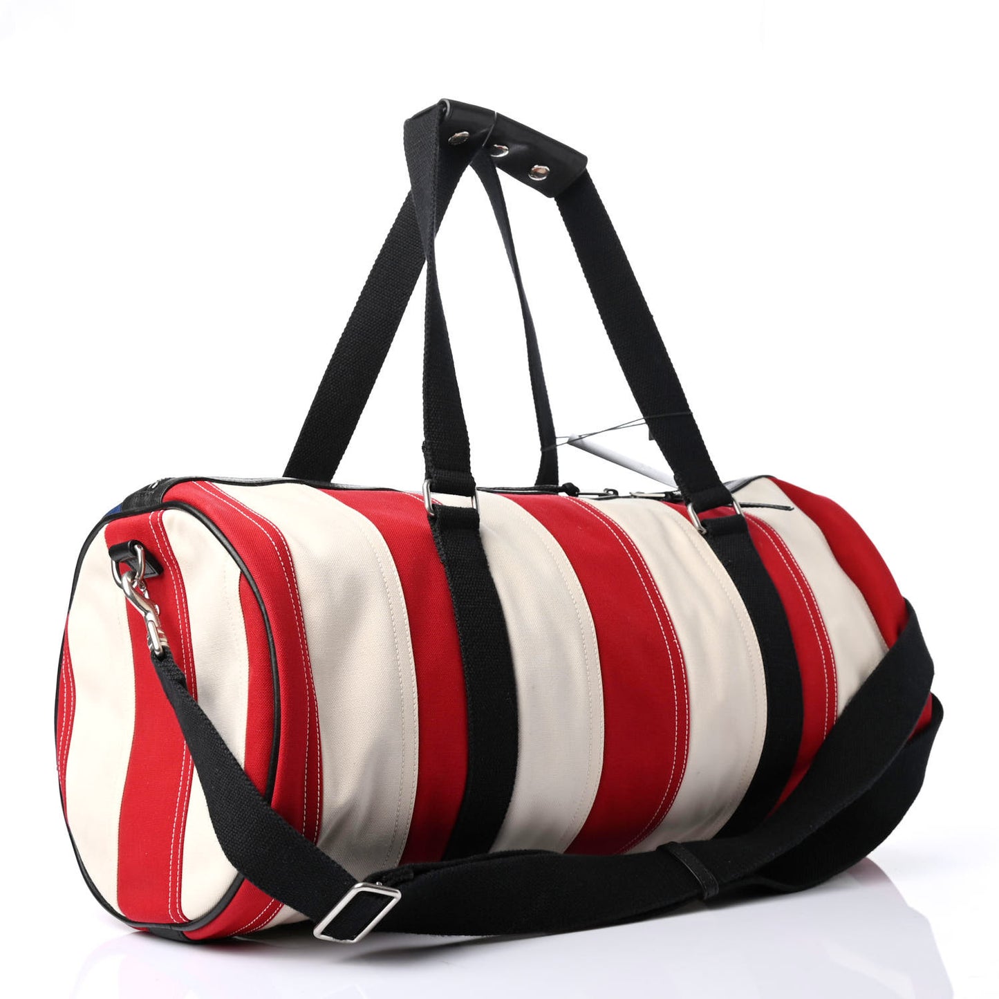 Canvas American Flag Barrel Bag Red Blue