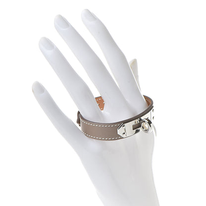 Hermes Swift Kelly Watch Replacement Strap Band Etoupe 2 of 7