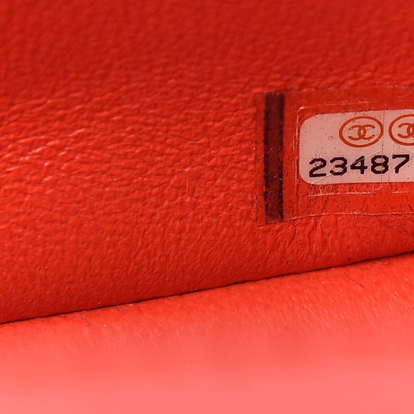 Patent Calfskin Quilted Mini Rectangular Flap Red