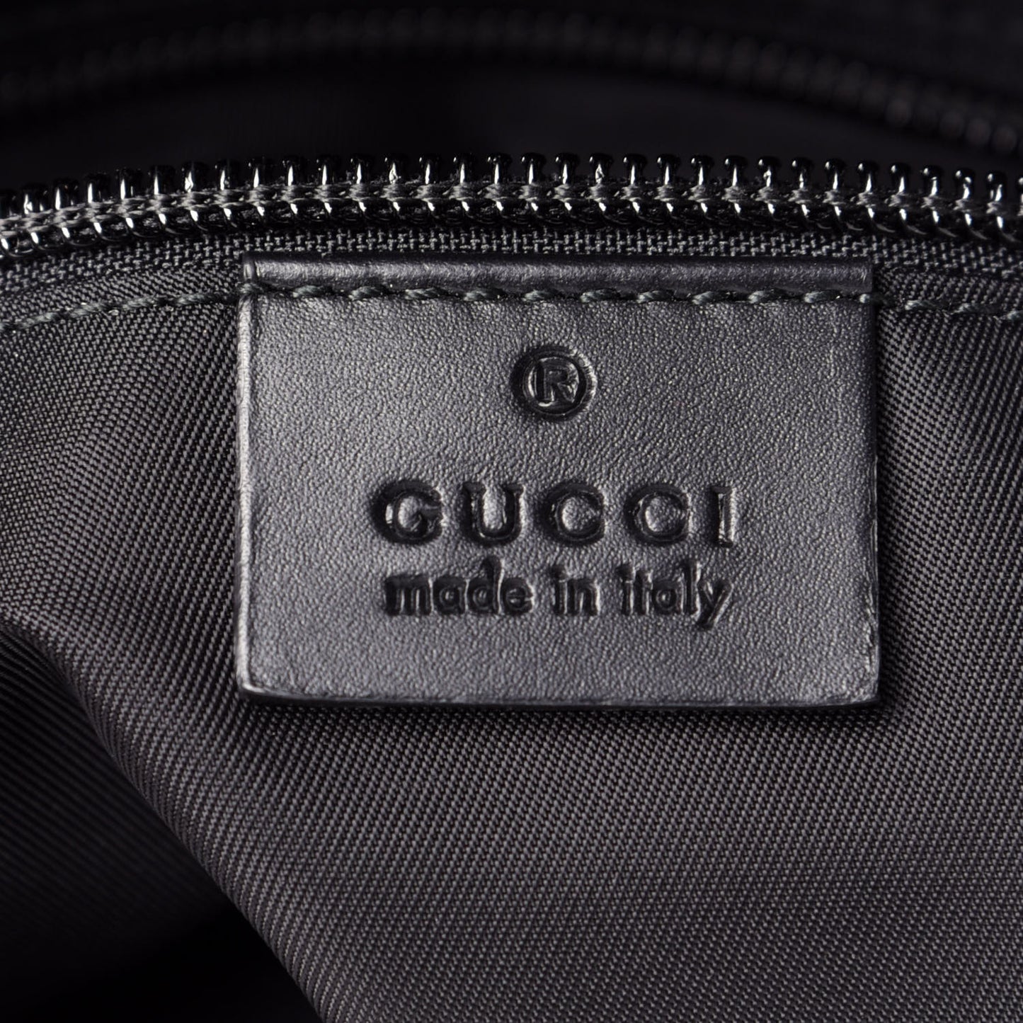 GG Supreme Monogram Web Messenger Bag Black