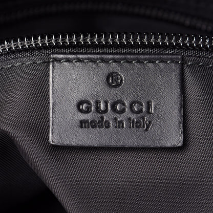 Gucci GG Supreme Monogram Web Messenger Bag Black 6 of 9