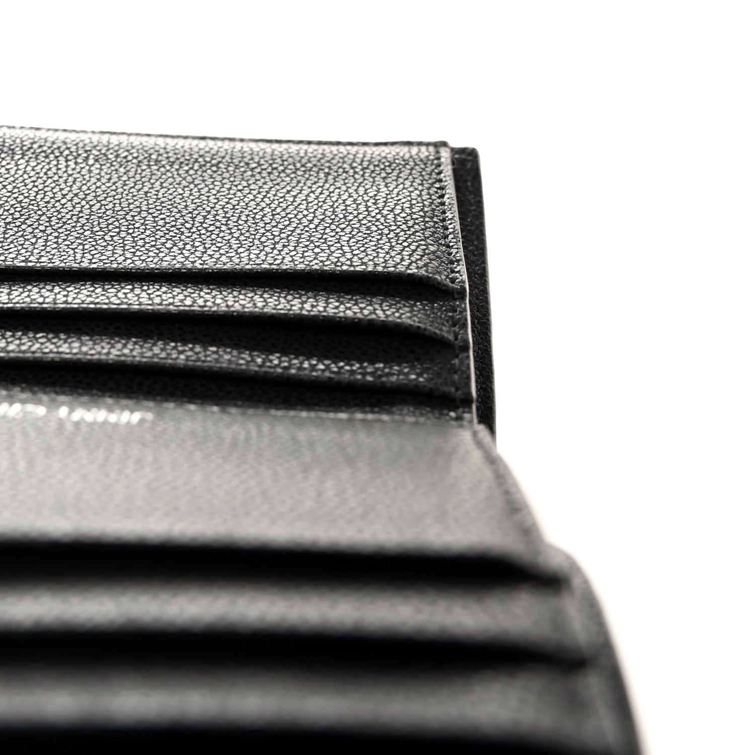 Jimmy Choo Calfskin Crystal Cheri Compact Wallet Black 9 of 17