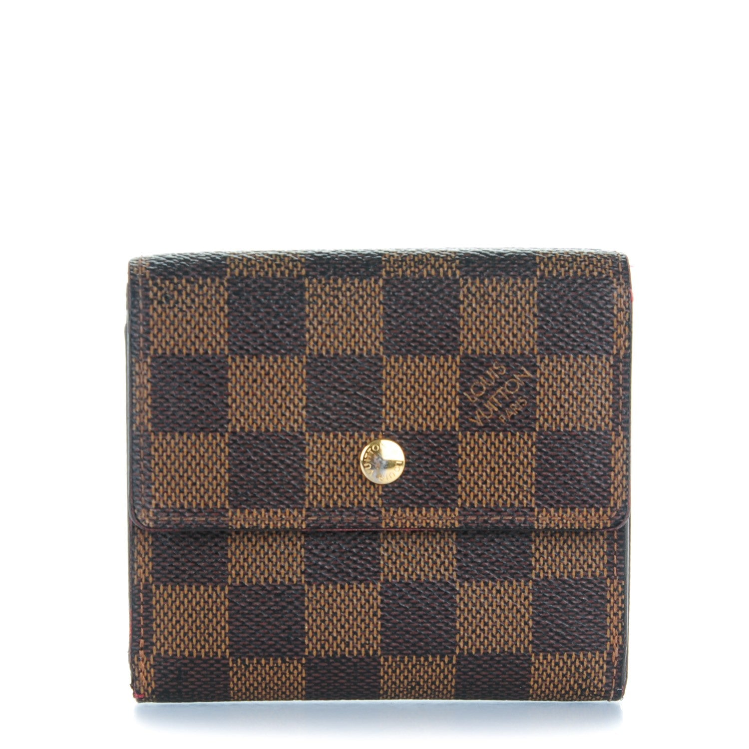 Louis Vuitton Damier Ebene Elise Wallet 1 of 9